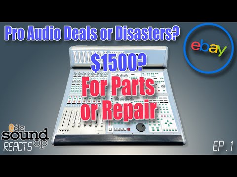 Pro Audio Deals &amp; Disasters on eBay | DcSoundOp Reacts episode 1