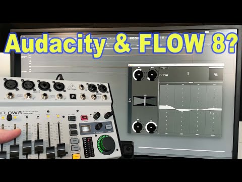 Multi-Track Recording in Audacity with the Behringer FLOW 8